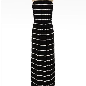 Jcrew halter top striped maxi dress